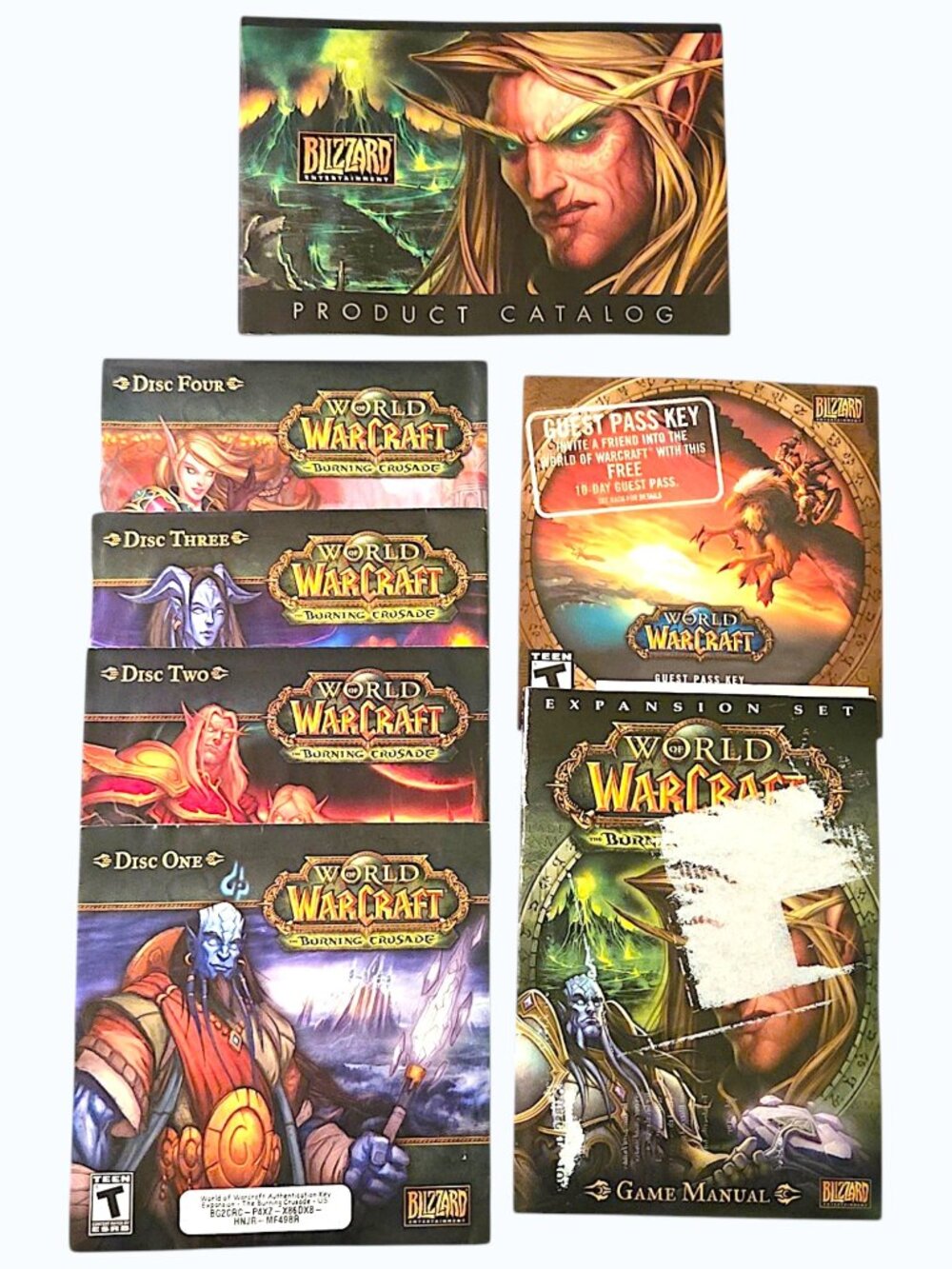 World of Warcraft The Burning Crusade PC Game 2007 Complete Expansion Set No Box